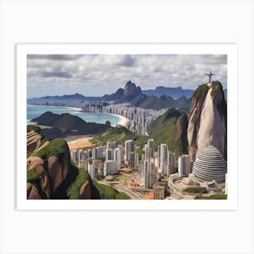 Rio De Janeiro landscape 2 Art Print