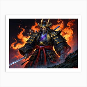 Samurai Warrior 13 Art Print