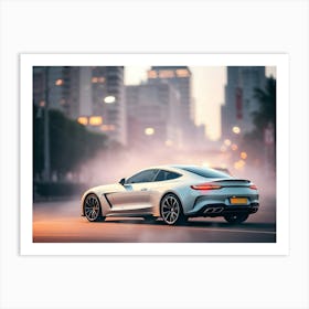 Futuristic Sports Car 5 Affiche