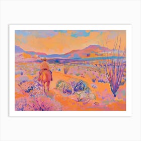 Cowboy Painting Nevada 3 Art Print