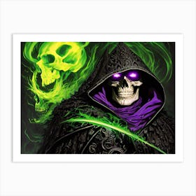 Dark Lord Of The Dead 1 Art Print