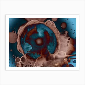 Alcohol Ink A Vortex Art Print