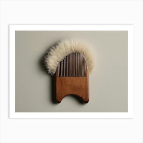 Comb With Fur Art Print