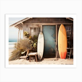 California Dreaming - Vintage Vibrance Art Print