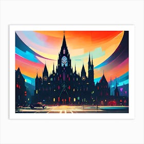 Cityscape 79 Art Print