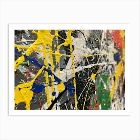 Splatter Painting 18 Art Print