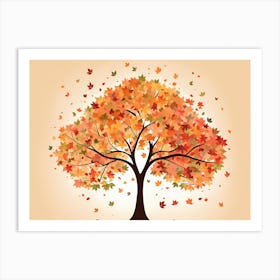 Seasons of Blossom 6 VECTOR ART Art Print