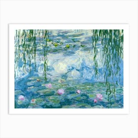 Green Water Lily Pond Claude Monet Oil Painting Art Print