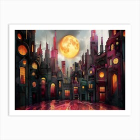 Cityscape 4 Art Print