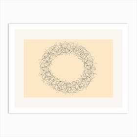 Circle Of Lines Art Print