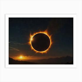 Solar Eclipse 9 Art Print