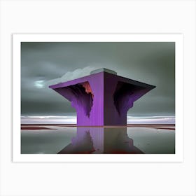 'Purple Tower' Art Print