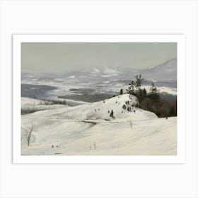 Snowy Mountain Art Print