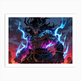 Ninja Demon Art Print