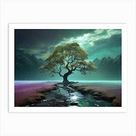 Lone Tree 3 Art Print