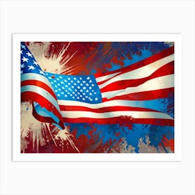 American Flag 4 Art Print