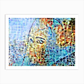 Mosaic Woman 1 Art Print