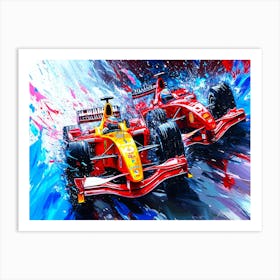 Auto Racing Drivers - Indy Car Racing Art Print