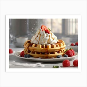 Belgian Waffles Art Print