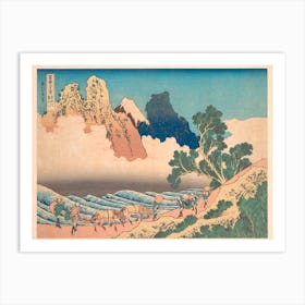 View From The Other Side Of Fuji From The Minobu River, Katsushika Hokusai, Art Print