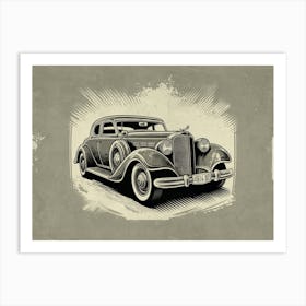 Vintage Car 2 Art Print