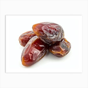 Dates On A White Background 13 Art Print