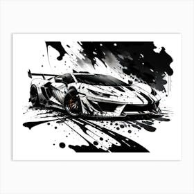 Mclaren 4 Art Print