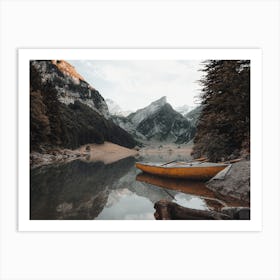 Rustic Canoe Art Print