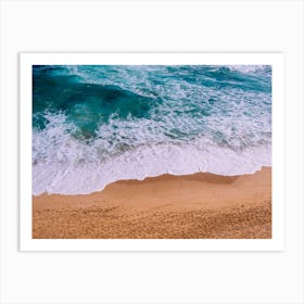 Rolling Waves On The Beach Art Print