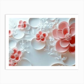 Paper Flowers 59 Art Print