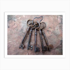 Rusty Keys Art Print