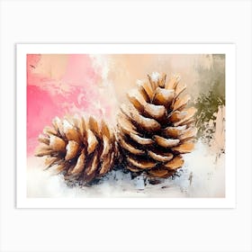 Pine Cones Art Print