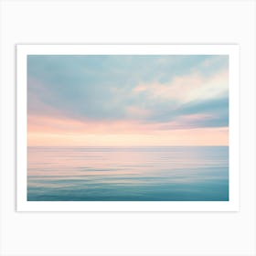 Sunset Over The Ocean 4 Art Print