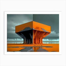 'Water Tower' Art Print