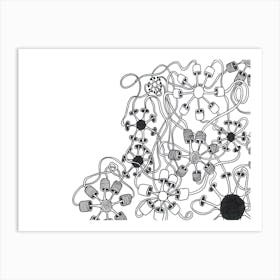 neurons Art Print