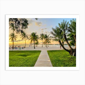 Sunset On Upper Matecumbe Key (Florida Keys Series) Art Print