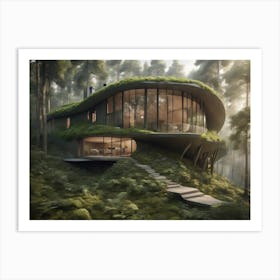 House In The Forest 1 Art Print