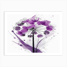 Purple Flower Art Print