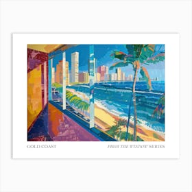 Gold Coast From The Window Series Poster Painting 4 Art Print
