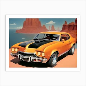 1970 Custom Car Art Print