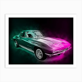 Chevrolet Corvette C2 Art Print