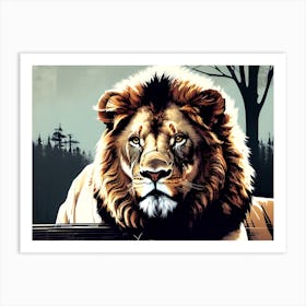 Lion king 14 Art Print