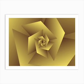 Abstract Triangle Art Print