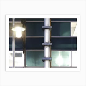 Street Lamp At Night Art Print