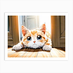 Kitty Cat Art Print