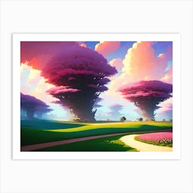 Forest Of Trees Art Print