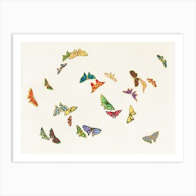 Vintage Butterfly, Cho Senshu (5) Art Print