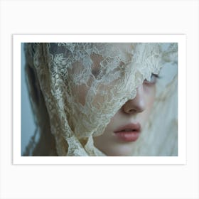 Lace Veil Art Print