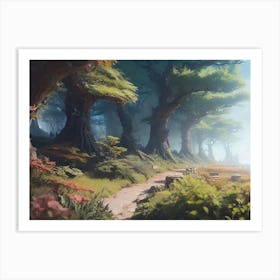 Path To The Forest Art Print