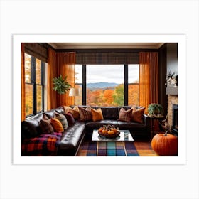 Autumn Living Room 1 Art Print